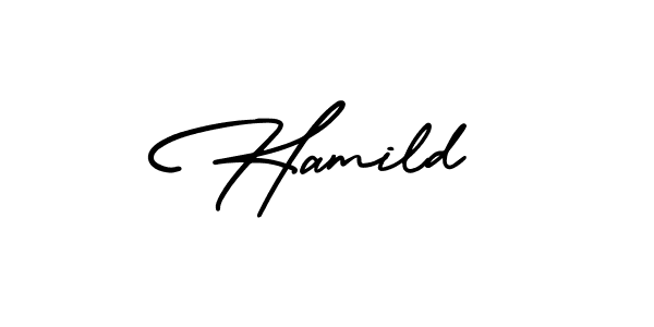 Make a beautiful signature design for name Hamild. Use this online signature maker to create a handwritten signature for free. Hamild signature style 3 images and pictures png