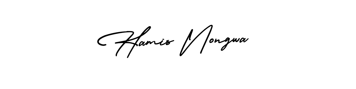 Make a beautiful signature design for name Hamis Nongwa. Use this online signature maker to create a handwritten signature for free. Hamis Nongwa signature style 3 images and pictures png