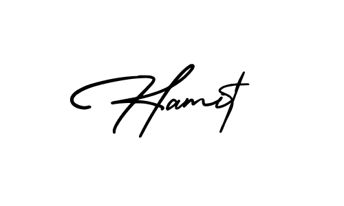 if you are searching for the best signature style for your name Hamit. so please give up your signature search. here we have designed multiple signature styles  using AmerikaSignatureDemo-Regular. Hamit signature style 3 images and pictures png