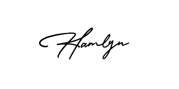 How to make Hamlyn signature? AmerikaSignatureDemo-Regular is a professional autograph style. Create handwritten signature for Hamlyn name. Hamlyn signature style 3 images and pictures png