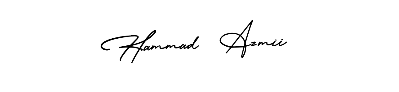 How to Draw Hammad  Azmii signature style? AmerikaSignatureDemo-Regular is a latest design signature styles for name Hammad  Azmii. Hammad  Azmii signature style 3 images and pictures png