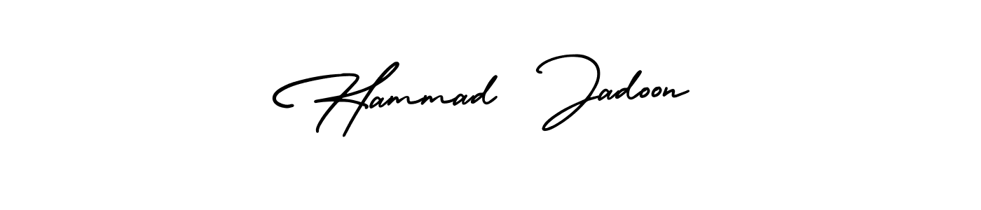 AmerikaSignatureDemo-Regular is a professional signature style that is perfect for those who want to add a touch of class to their signature. It is also a great choice for those who want to make their signature more unique. Get Hammad  Jadoon name to fancy signature for free. Hammad  Jadoon signature style 3 images and pictures png