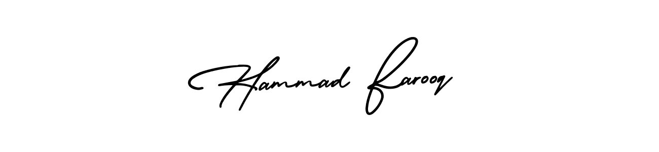 if you are searching for the best signature style for your name Hammad Farooq. so please give up your signature search. here we have designed multiple signature styles  using AmerikaSignatureDemo-Regular. Hammad Farooq signature style 3 images and pictures png