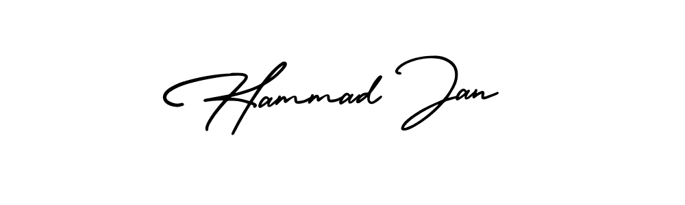 Also You can easily find your signature by using the search form. We will create Hammad Jan name handwritten signature images for you free of cost using AmerikaSignatureDemo-Regular sign style. Hammad Jan signature style 3 images and pictures png
