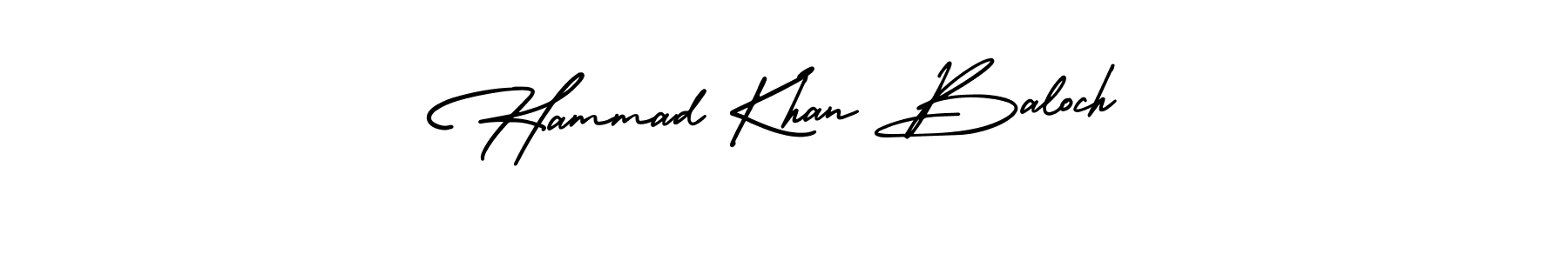 Make a short Hammad Khan Baloch signature style. Manage your documents anywhere anytime using AmerikaSignatureDemo-Regular. Create and add eSignatures, submit forms, share and send files easily. Hammad Khan Baloch signature style 3 images and pictures png