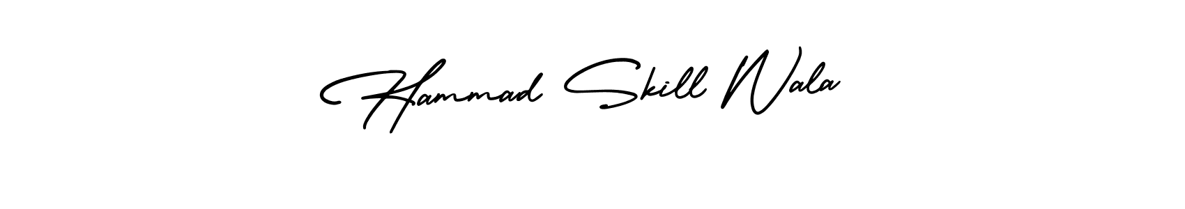 It looks lik you need a new signature style for name Hammad Skill Wala. Design unique handwritten (AmerikaSignatureDemo-Regular) signature with our free signature maker in just a few clicks. Hammad Skill Wala signature style 3 images and pictures png