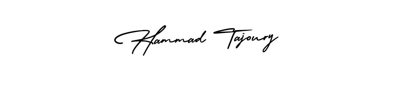 How to make Hammad Tajoury name signature. Use AmerikaSignatureDemo-Regular style for creating short signs online. This is the latest handwritten sign. Hammad Tajoury signature style 3 images and pictures png