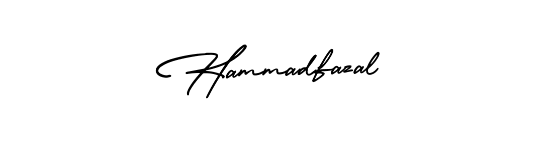 How to Draw Hammadfazal signature style? AmerikaSignatureDemo-Regular is a latest design signature styles for name Hammadfazal. Hammadfazal signature style 3 images and pictures png