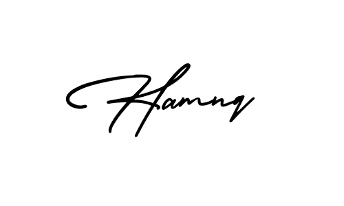 Similarly AmerikaSignatureDemo-Regular is the best handwritten signature design. Signature creator online .You can use it as an online autograph creator for name Hamnq. Hamnq signature style 3 images and pictures png