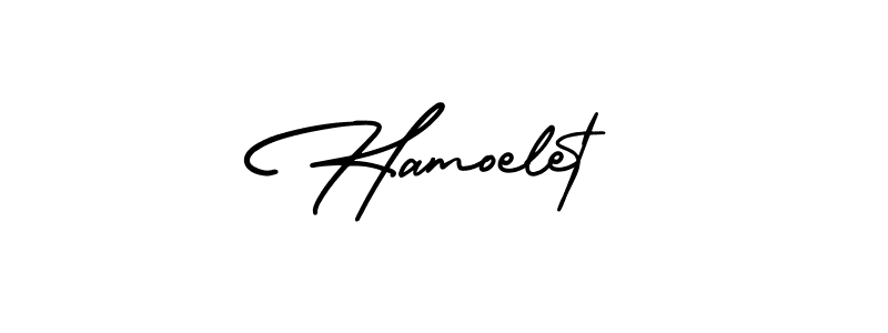 It looks lik you need a new signature style for name Hamoelet. Design unique handwritten (AmerikaSignatureDemo-Regular) signature with our free signature maker in just a few clicks. Hamoelet signature style 3 images and pictures png