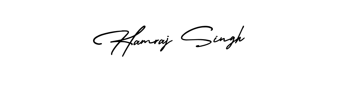 How to make Hamraj Singh signature? AmerikaSignatureDemo-Regular is a professional autograph style. Create handwritten signature for Hamraj Singh name. Hamraj Singh signature style 3 images and pictures png