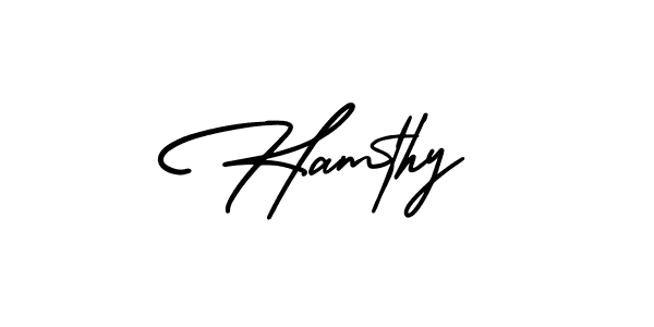 Make a short Hamthy signature style. Manage your documents anywhere anytime using AmerikaSignatureDemo-Regular. Create and add eSignatures, submit forms, share and send files easily. Hamthy signature style 3 images and pictures png