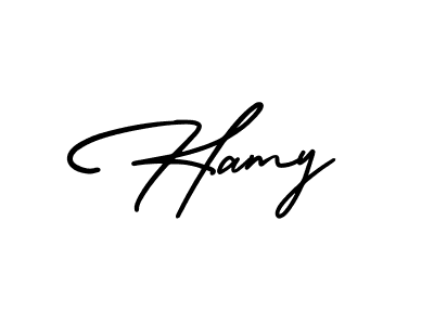 You can use this online signature creator to create a handwritten signature for the name Hamy. This is the best online autograph maker. Hamy signature style 3 images and pictures png