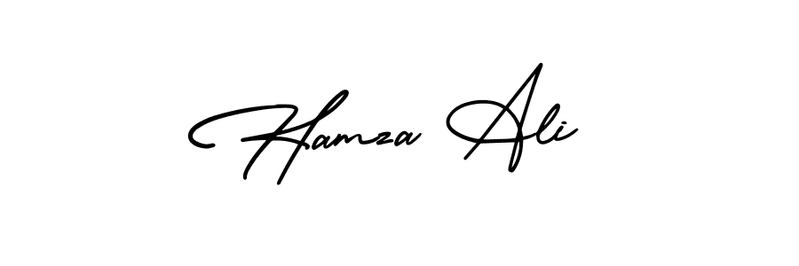 if you are searching for the best signature style for your name Hamza Ali. so please give up your signature search. here we have designed multiple signature styles  using AmerikaSignatureDemo-Regular. Hamza Ali signature style 3 images and pictures png