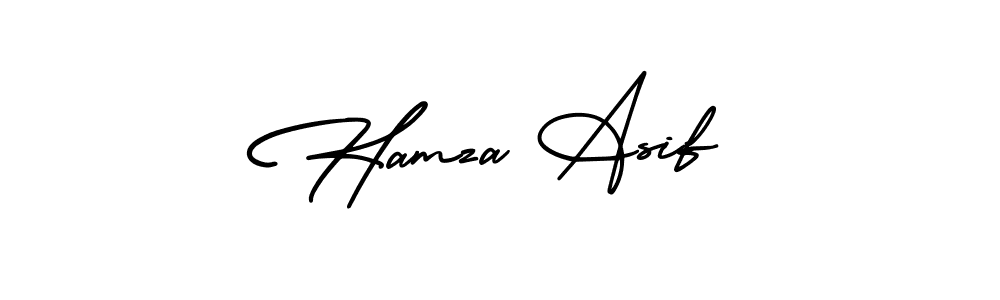 Best and Professional Signature Style for Hamza Asif. AmerikaSignatureDemo-Regular Best Signature Style Collection. Hamza Asif signature style 3 images and pictures png