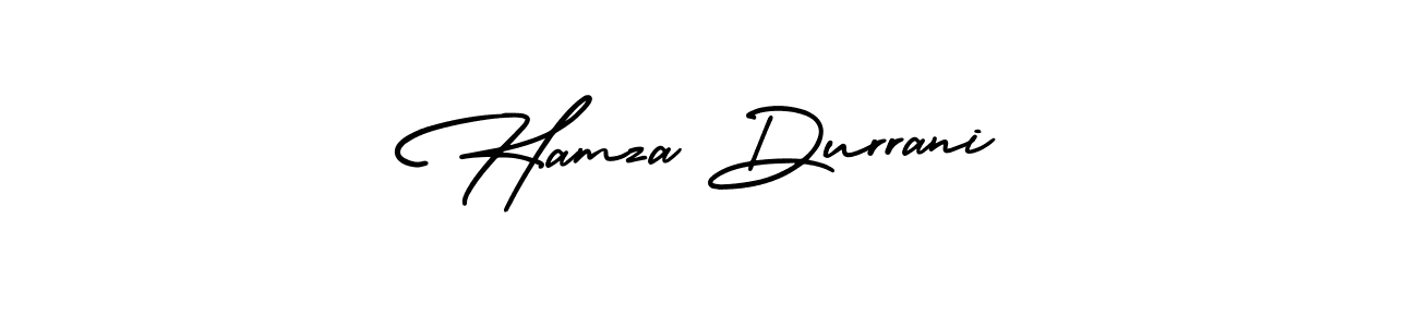 AmerikaSignatureDemo-Regular is a professional signature style that is perfect for those who want to add a touch of class to their signature. It is also a great choice for those who want to make their signature more unique. Get Hamza Durrani name to fancy signature for free. Hamza Durrani signature style 3 images and pictures png
