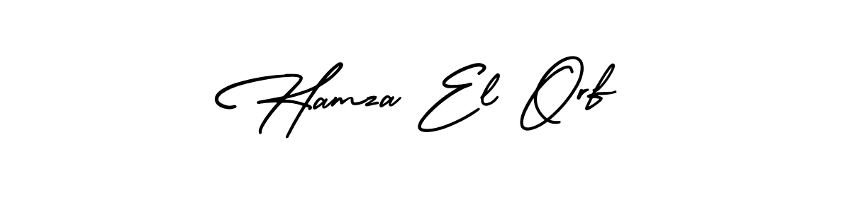 How to make Hamza El Orf signature? AmerikaSignatureDemo-Regular is a professional autograph style. Create handwritten signature for Hamza El Orf name. Hamza El Orf signature style 3 images and pictures png