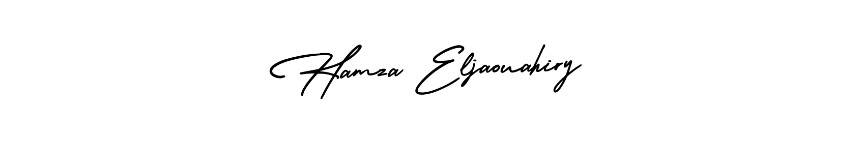 Check out images of Autograph of Hamza Eljaouahiry name. Actor Hamza Eljaouahiry Signature Style. AmerikaSignatureDemo-Regular is a professional sign style online. Hamza Eljaouahiry signature style 3 images and pictures png