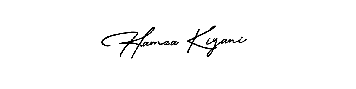 How to Draw Hamza Kiyani signature style? AmerikaSignatureDemo-Regular is a latest design signature styles for name Hamza Kiyani. Hamza Kiyani signature style 3 images and pictures png