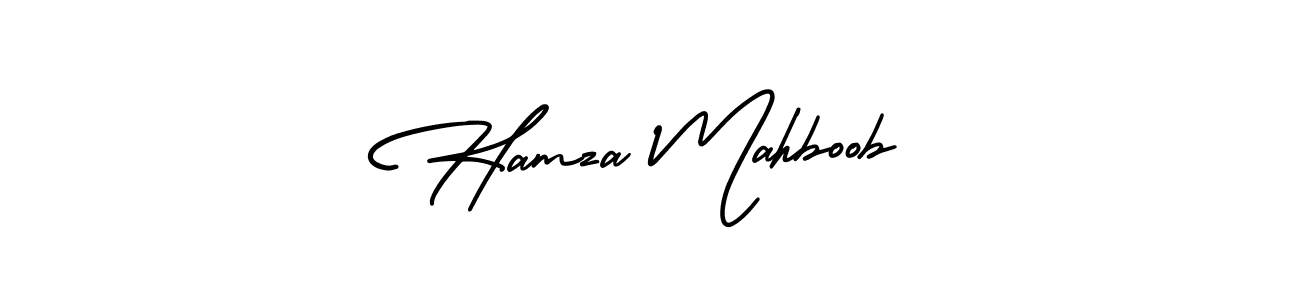 It looks lik you need a new signature style for name Hamza Mahboob. Design unique handwritten (AmerikaSignatureDemo-Regular) signature with our free signature maker in just a few clicks. Hamza Mahboob signature style 3 images and pictures png