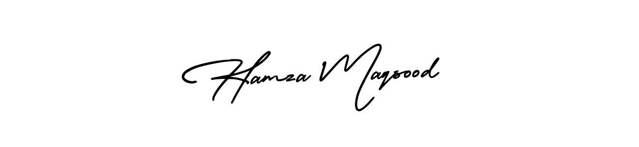 AmerikaSignatureDemo-Regular is a professional signature style that is perfect for those who want to add a touch of class to their signature. It is also a great choice for those who want to make their signature more unique. Get Hamza Maqsood name to fancy signature for free. Hamza Maqsood signature style 3 images and pictures png