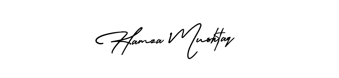 Also You can easily find your signature by using the search form. We will create Hamza Mushtaq name handwritten signature images for you free of cost using AmerikaSignatureDemo-Regular sign style. Hamza Mushtaq signature style 3 images and pictures png