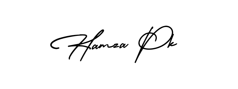 Also we have Hamza Pk name is the best signature style. Create professional handwritten signature collection using AmerikaSignatureDemo-Regular autograph style. Hamza Pk signature style 3 images and pictures png