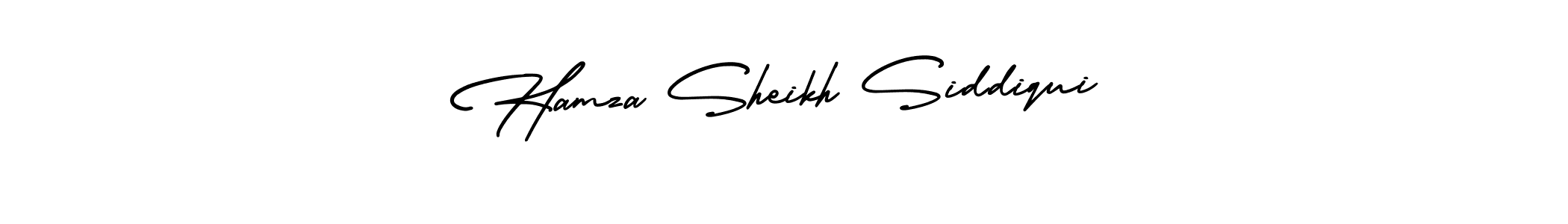 Use a signature maker to create a handwritten signature online. With this signature software, you can design (AmerikaSignatureDemo-Regular) your own signature for name Hamza Sheikh Siddiqui. Hamza Sheikh Siddiqui signature style 3 images and pictures png