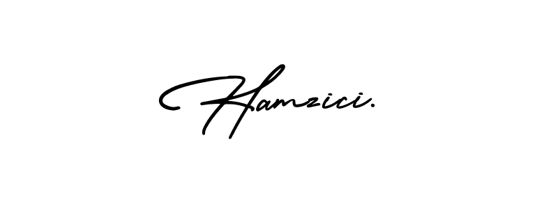 How to make Hamzici. signature? AmerikaSignatureDemo-Regular is a professional autograph style. Create handwritten signature for Hamzici. name. Hamzici. signature style 3 images and pictures png