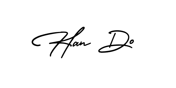 Create a beautiful signature design for name Han Do. With this signature (AmerikaSignatureDemo-Regular) fonts, you can make a handwritten signature for free. Han Do signature style 3 images and pictures png