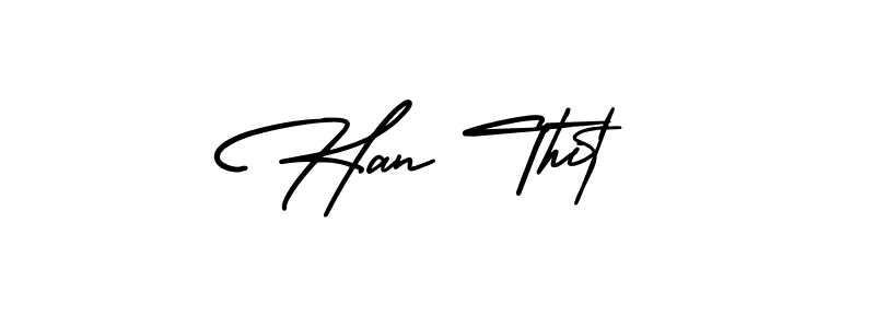 It looks lik you need a new signature style for name Han Thit. Design unique handwritten (AmerikaSignatureDemo-Regular) signature with our free signature maker in just a few clicks. Han Thit signature style 3 images and pictures png