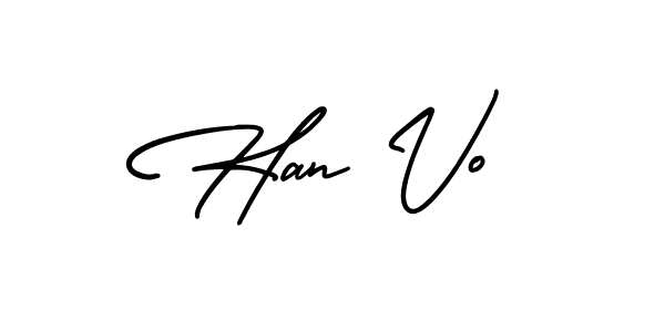 How to make Han Vo signature? AmerikaSignatureDemo-Regular is a professional autograph style. Create handwritten signature for Han Vo name. Han Vo signature style 3 images and pictures png