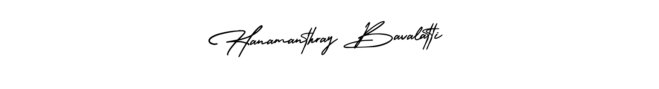 Design your own signature with our free online signature maker. With this signature software, you can create a handwritten (AmerikaSignatureDemo-Regular) signature for name Hanamanthray Bavalatti. Hanamanthray Bavalatti signature style 3 images and pictures png