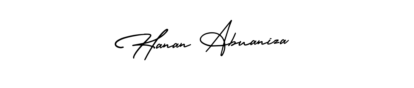 Similarly AmerikaSignatureDemo-Regular is the best handwritten signature design. Signature creator online .You can use it as an online autograph creator for name Hanan Abuaniza. Hanan Abuaniza signature style 3 images and pictures png