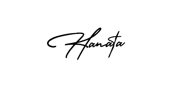 This is the best signature style for the Hanata name. Also you like these signature font (AmerikaSignatureDemo-Regular). Mix name signature. Hanata signature style 3 images and pictures png