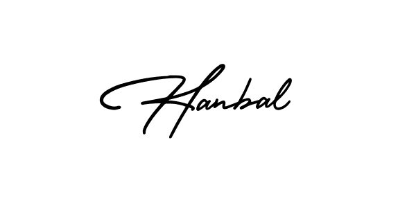How to make Hanbal signature? AmerikaSignatureDemo-Regular is a professional autograph style. Create handwritten signature for Hanbal name. Hanbal signature style 3 images and pictures png