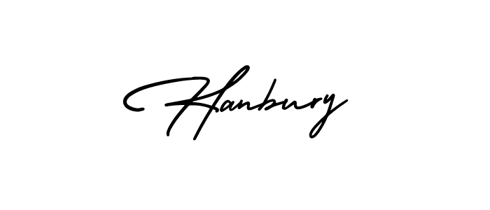 The best way (AmerikaSignatureDemo-Regular) to make a short signature is to pick only two or three words in your name. The name Hanbury include a total of six letters. For converting this name. Hanbury signature style 3 images and pictures png