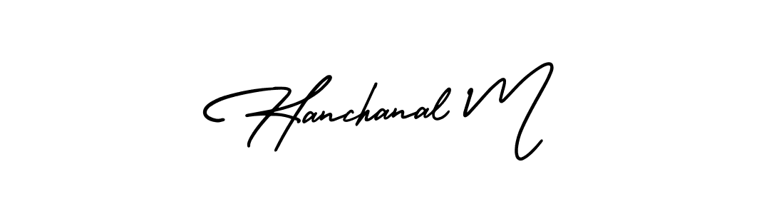 Make a short Hanchanal M signature style. Manage your documents anywhere anytime using AmerikaSignatureDemo-Regular. Create and add eSignatures, submit forms, share and send files easily. Hanchanal M signature style 3 images and pictures png