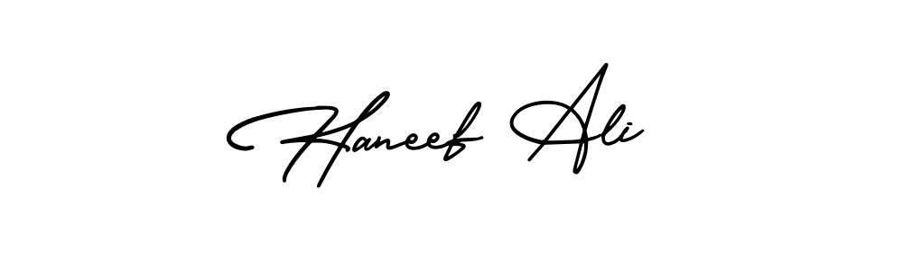 How to make Haneef Ali signature? AmerikaSignatureDemo-Regular is a professional autograph style. Create handwritten signature for Haneef Ali name. Haneef Ali signature style 3 images and pictures png