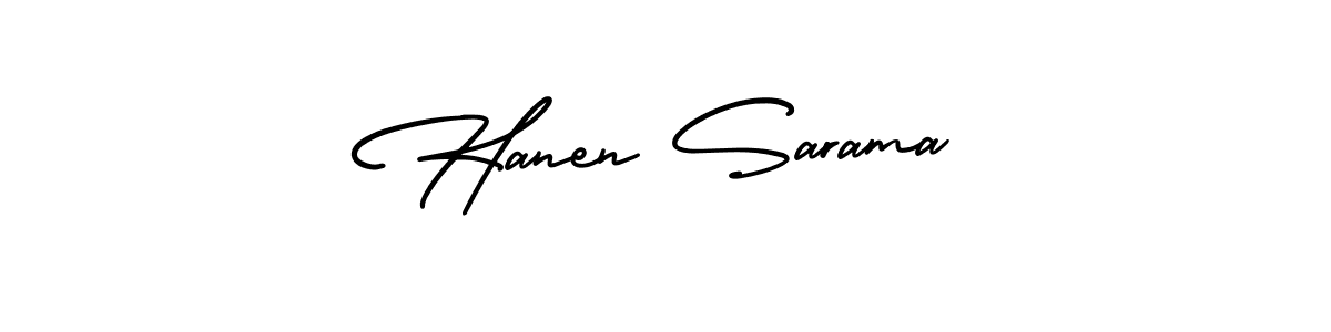 Here are the top 10 professional signature styles for the name Hanen Sarama. These are the best autograph styles you can use for your name. Hanen Sarama signature style 3 images and pictures png