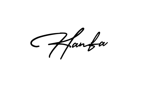 AmerikaSignatureDemo-Regular is a professional signature style that is perfect for those who want to add a touch of class to their signature. It is also a great choice for those who want to make their signature more unique. Get Hanfa name to fancy signature for free. Hanfa signature style 3 images and pictures png