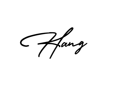 How to Draw Hang signature style? AmerikaSignatureDemo-Regular is a latest design signature styles for name Hang. Hang signature style 3 images and pictures png