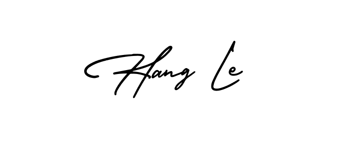 Make a beautiful signature design for name Hang Le. Use this online signature maker to create a handwritten signature for free. Hang Le signature style 3 images and pictures png