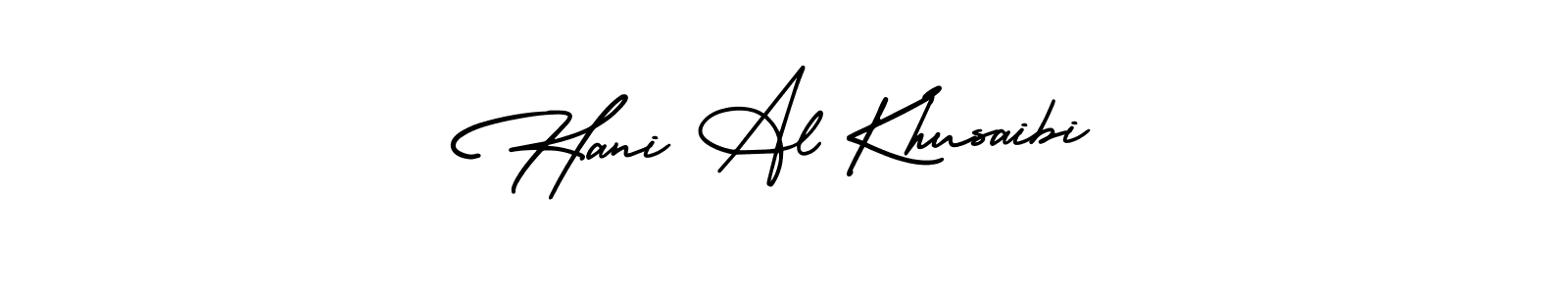 Also You can easily find your signature by using the search form. We will create Hani Al Khusaibi name handwritten signature images for you free of cost using AmerikaSignatureDemo-Regular sign style. Hani Al Khusaibi signature style 3 images and pictures png