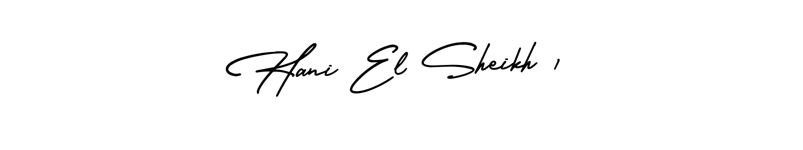 It looks lik you need a new signature style for name Hani El Sheikh 1. Design unique handwritten (AmerikaSignatureDemo-Regular) signature with our free signature maker in just a few clicks. Hani El Sheikh 1 signature style 3 images and pictures png