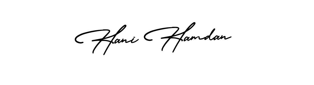 How to Draw Hani Hamdan signature style? AmerikaSignatureDemo-Regular is a latest design signature styles for name Hani Hamdan. Hani Hamdan signature style 3 images and pictures png