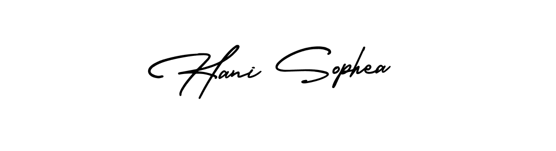 Use a signature maker to create a handwritten signature online. With this signature software, you can design (AmerikaSignatureDemo-Regular) your own signature for name Hani Sophea. Hani Sophea signature style 3 images and pictures png