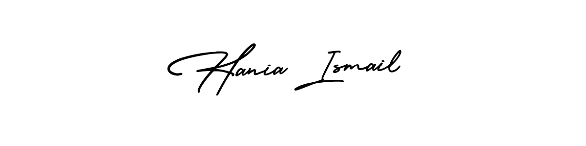 if you are searching for the best signature style for your name Hania Ismail. so please give up your signature search. here we have designed multiple signature styles  using AmerikaSignatureDemo-Regular. Hania Ismail signature style 3 images and pictures png