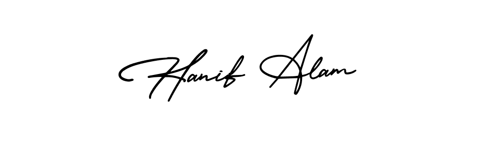 You can use this online signature creator to create a handwritten signature for the name Hanif Alam. This is the best online autograph maker. Hanif Alam signature style 3 images and pictures png