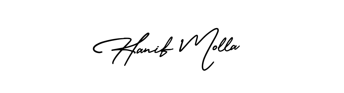 Make a beautiful signature design for name Hanif Molla. Use this online signature maker to create a handwritten signature for free. Hanif Molla signature style 3 images and pictures png